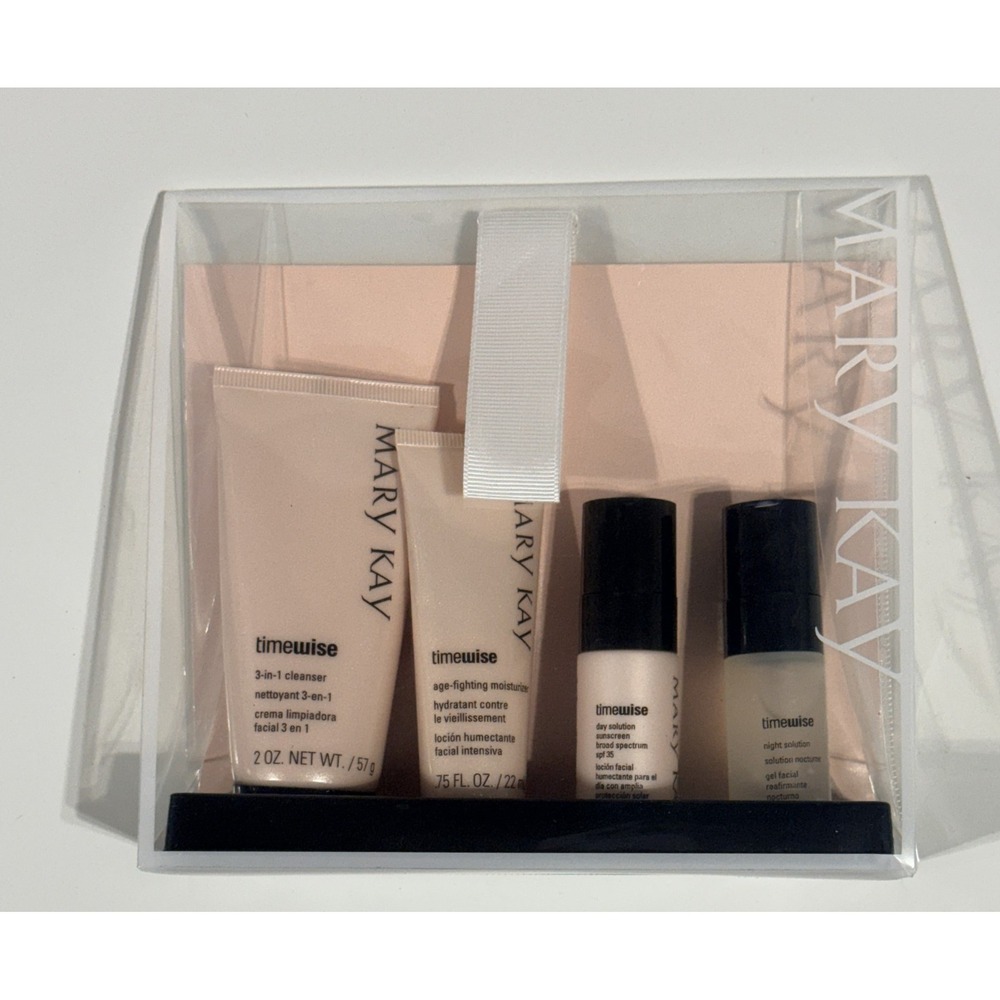 MARY KAY TimeWise Miracle Trial Set - Normal Dry Skin - Cleanser Moisturizer SPF